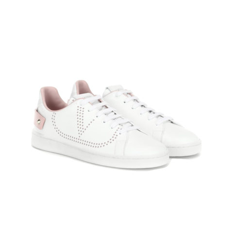 valentino backnet sneakers pink