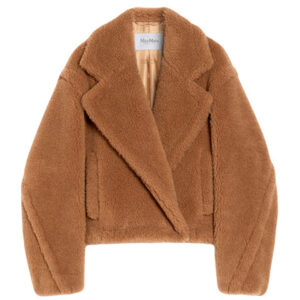 Max Mara - Cropped teddy coat camel - online bestellen & kopen