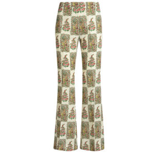 Etro - paisley silk trousers green - online bestellen en kopen