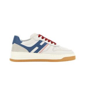 Hogan - H630 sneaker ecru blue red - online bestellen en kopen