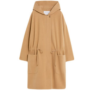 Max Mara - Miele wool and cashmere jersey coat camel - online bestellen en kopen