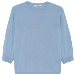 Max Mara - Amici wool sweater light blue - online bestellen en kopen