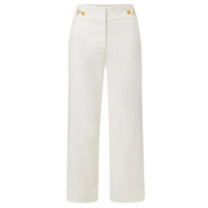 Veronica Beard - Aubrie cropped pant white - online bestellen en kopen