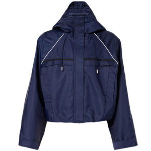 Self portrait - navy nylon windbreaker - online bestellen en kopen