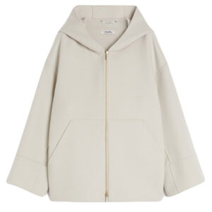 Max Mara - Double-faced wool sweatshirt ivory - online bestellend n kopen