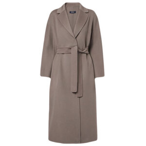 Max Mara - esturia virgin wool coat medium grey - online bestellen en kopen